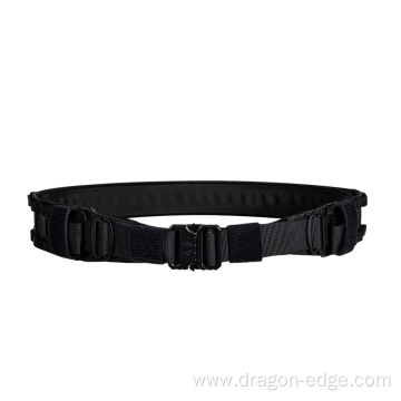 Tactical Belt Black 500D Mens Light Weight